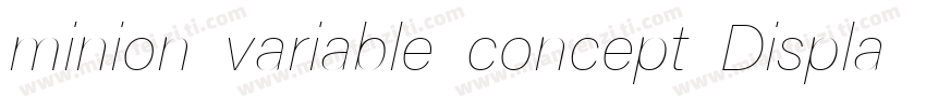 minion variable concept Display It字体转换